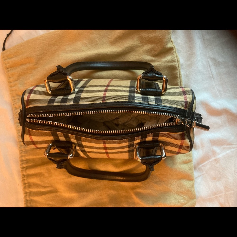 Vintage Burberry mini tote
